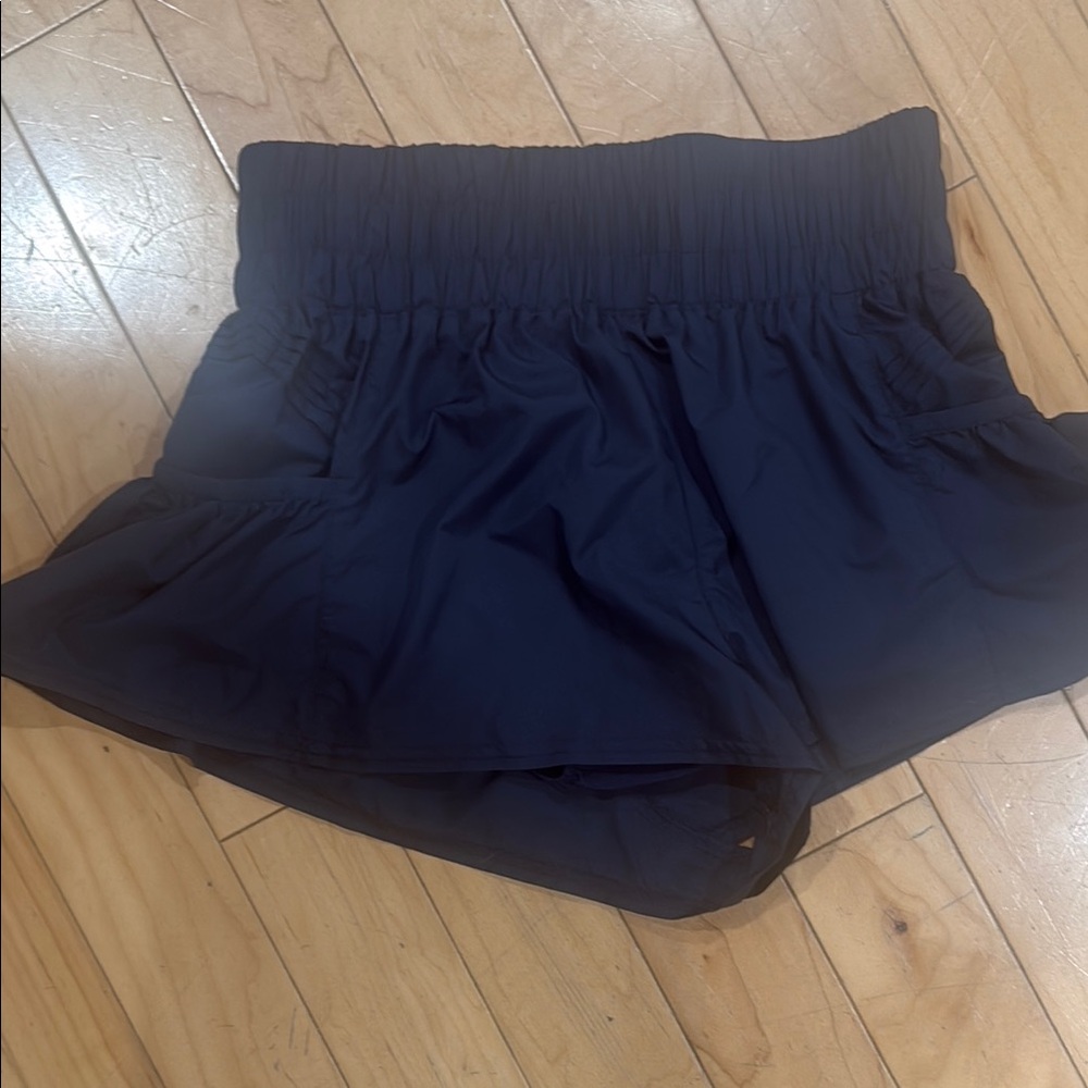 Navy Elastic Waist Shorts FP Movement